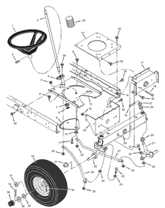 Part Location Diagram of 94581-601 Murray DISCONTINUED
